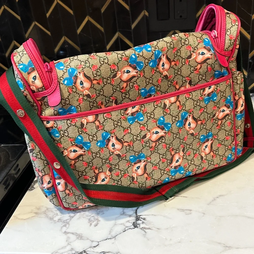 Gucci Kids Bag with Pink and Blue Accents - Picture 5 of 6